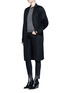 Figure View - Click To Enlarge - HELMUT LANG - Raw edge fine cashmere sweater