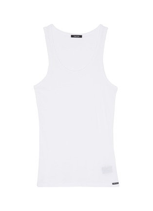 Main View - Click To Enlarge - TOM FORD - Cotton Modal Blend Rib Vest