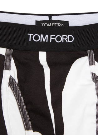  - TOM FORD - SWIRL PRINTED COTTON STRETCH JERSEY BOXER BRIEFS