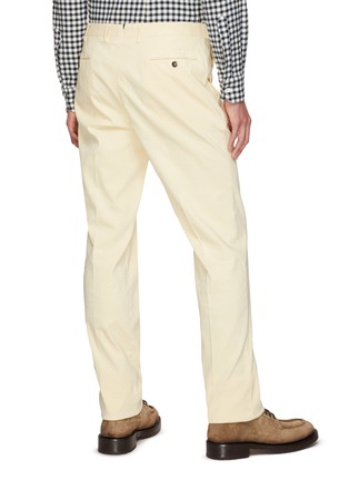Back View - Click To Enlarge - PT TORINO - Slim Fit Cotton Blend Chinos