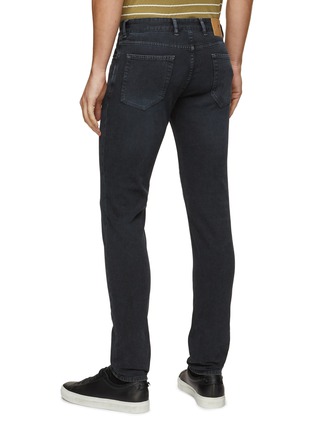 Back View - Click To Enlarge - PT TORINO - Swing' Washed Stretch Skinny Jeans