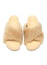 Detail View - Click To Enlarge - ATP ATELIER - Urbino' X Band Shearling Sandals