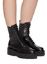 Figure View - Click To Enlarge - ATP ATELIER - Pesaro' Leather Combat Boots