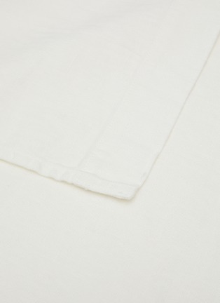 Detail View - Click To Enlarge - ONCE MILANO - Linen Runner – White