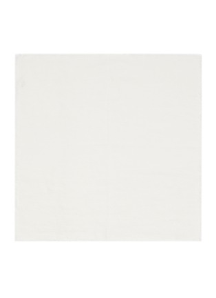 Main View - Click To Enlarge - ONCE MILANO - Fringing Linen Napkin – White