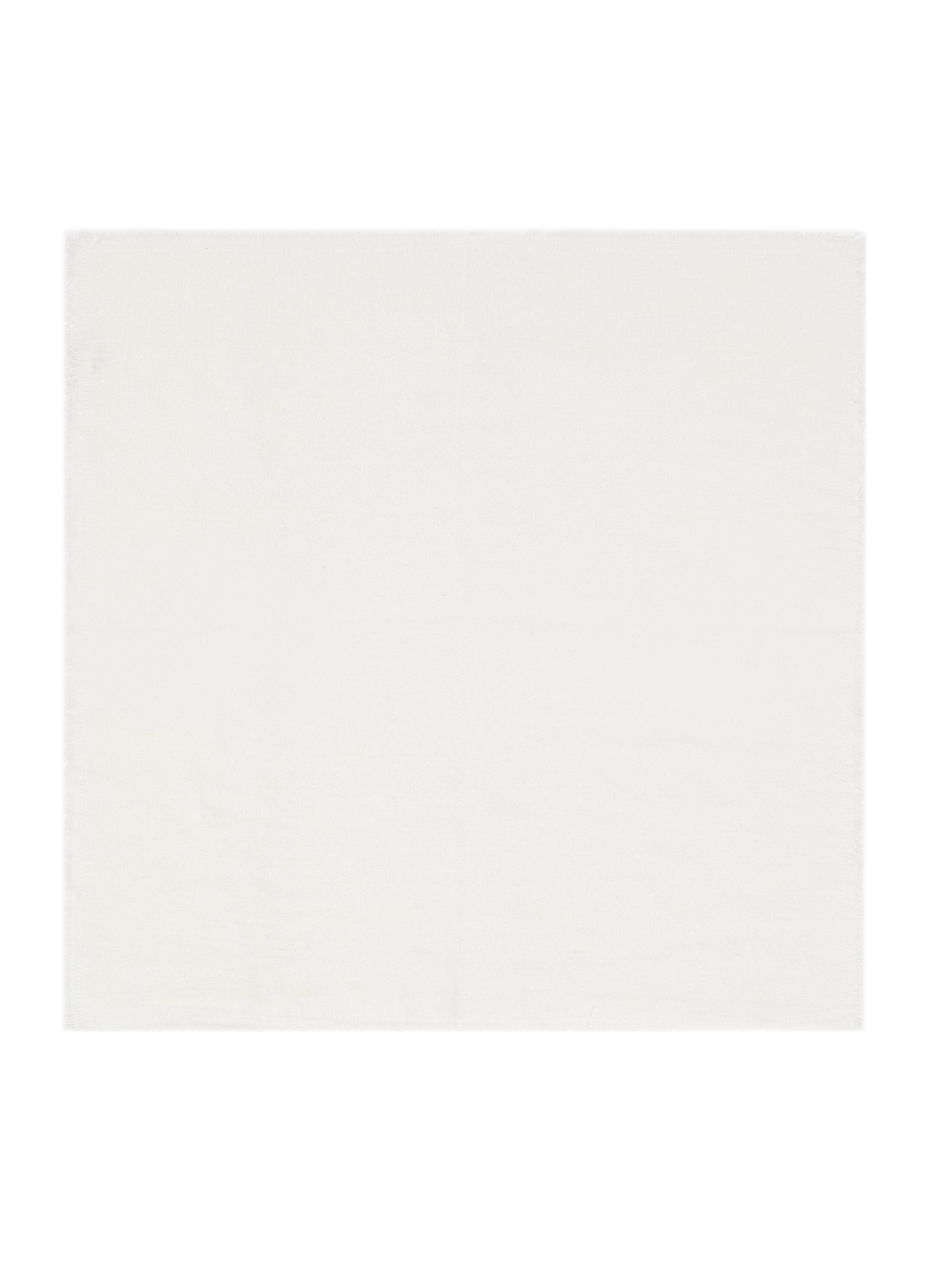 Fringing Linen Napkin - White