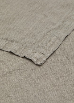 Detail View - Click To Enlarge - ONCE MILANO - Linen Placemats Set of 2 – Taupe