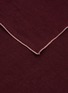 Detail View - Click To Enlarge - ONCE MILANO - Rolled Hem Linen Napkin – Wine