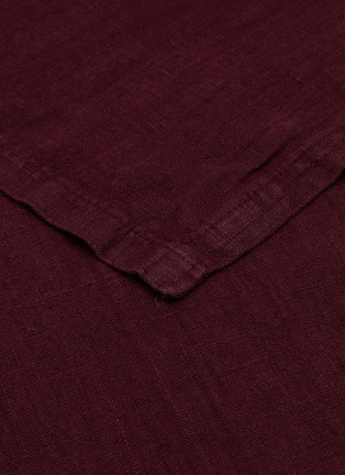 Detail View - Click To Enlarge - ONCE MILANO - Linen Placemats Set of 2 – Wine