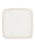 Main View - Click To Enlarge - ONCE MILANO - Short Fringe Linen Napkin – White