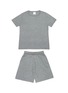 Main View - Click To Enlarge - JOVENS - Small Cashmere Short Sleeved Crewneck Sweater — Mid Grey
