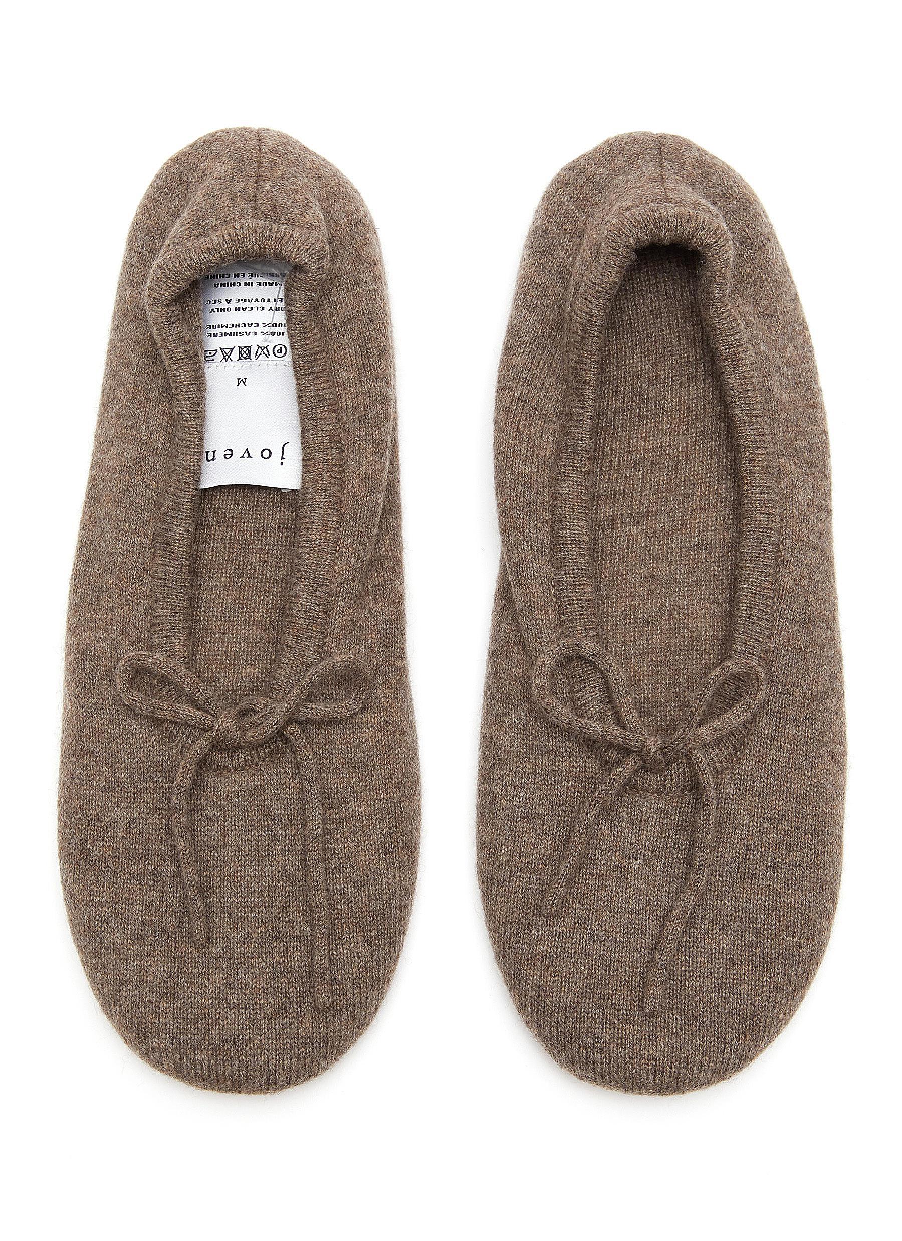 Pure cashmere slippers clearance