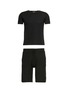 Main View - Click To Enlarge - JOVENS - Small Cashmere Short Sleeved Round Neck Sweater — Black