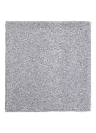 Detail View - Click To Enlarge - JOVENS - Medium Pure Cashmere Shawl – Grey