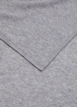 Detail View - Click To Enlarge - JOVENS - Medium Pure Cashmere Shawl – Grey