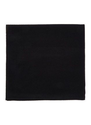 Detail View - Click To Enlarge - JOVENS - Cashmere Shawl — Black