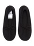 Main View - Click To Enlarge - JOVENS - Medium Pure Cashmere Slippers – Black