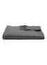 JOVENS - Fringed Waterweave Cashmere Blanket — Charcoal