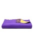 Main View - Click To Enlarge - JOVENS - Doubleface Pure Cashmere Blanket – Mustard Yellow/Purple