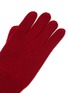 Detail View - Click To Enlarge - JOVENS - Medium Cashmere Knit Gloves — Wine Red