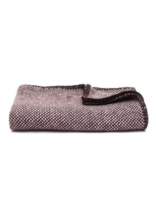 Main View - Click To Enlarge - JOVENS - Pure Cashmere Blanket – Dusty Pink/Brown