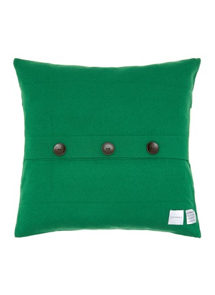  - JOVENS - Peace' Cashmere Cushion — Green