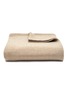 JOVENS - Extra Large Cashmere Blanket — Taupe & White