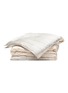 Main View - Click To Enlarge - JOVENS - Quilted Silk Blanket — Dusty Pink & Silver Grey
