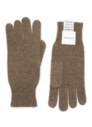 Main View - Click To Enlarge Main View - Click To Enlarge - JOVENS - Small Cashmere Knit Gloves — Taupe