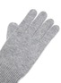 JOVENS - Small Cashmere Knit Gloves — Grey