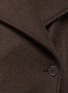 MARK KENLY DOMINO TAN - Claudette' Wrap Coat Front Wool Blend Backless Vest