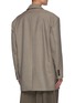 Back View - Click To Enlarge - MARK KENLY DOMINO TAN - Jenna' Side Opening Double Breasted Blazer