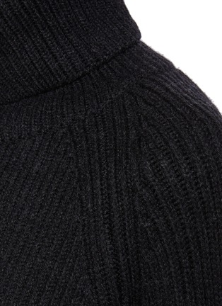  - MARK KENLY DOMINO TAN - Kalle' Turtleneck Merino Wool Ribber Knit Sweater