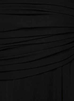  - KHAITE - Nerissa' Off Shoulder Long-Sleeved Flared Midi Dress