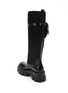 Detail View - Click To Enlarge - PRADA - Nylon Pouch Tall Riding Boots