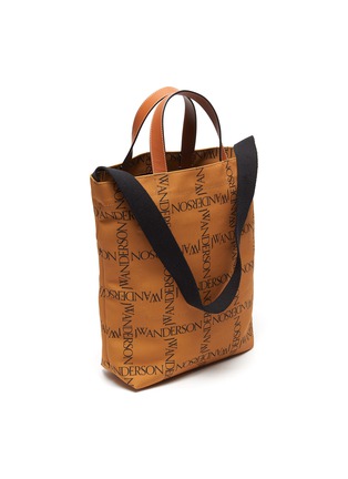 Detail View - Click To Enlarge - JW ANDERSON - Logo Grid Canvas Tote Bag