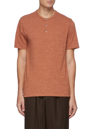Main View - Click To Enlarge - VINCE - Triblend henley shirt