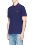 Front View - Click To Enlarge - MC Q - Geometric logo cotton polo shirt