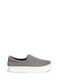 Main View - Click To Enlarge - OPENING CEREMONY - 'Cici' suede flatform skate slip-ons