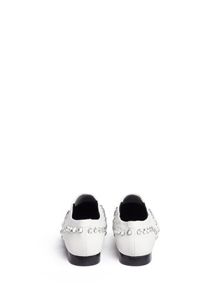 Back View - Click To Enlarge - OPENING CEREMONY - 'Charly' jewel leather slip-ons