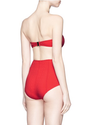 Back View - Click To Enlarge - LISA MARIE FERNANDEZ - 'Poppy' pucker bikini set