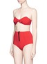 Figure View - Click To Enlarge - LISA MARIE FERNANDEZ - 'Poppy' pucker bikini set