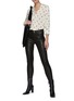 Figure View - Click To Enlarge - FRAME - Core Le High Skinny Leather Jeans