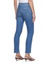 Back View - Click To Enlarge - MOTHER - Le Pixie Dazzler' Ankle Fray Denim Skinny Jeans