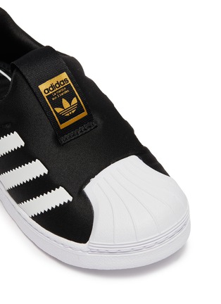 Detail View - Click To Enlarge - ADIDAS - 'Superstar 360' Nylon Slip On Toddler Sneakers