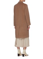 brown wool car coat