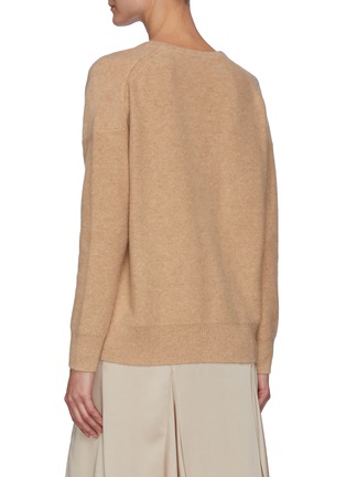 Back View - Click To Enlarge - VINCE - Relaxed Fit V Neck Cashmere Knit Sweater
