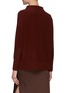Back View - Click To Enlarge - VINCE - Boiled Cashmere Funnel Neck Long Sleeve Knit
