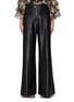 Main View - Click To Enlarge - ALICE & OLIVIA - Athena' Vegan Leather Wide Legged Pants