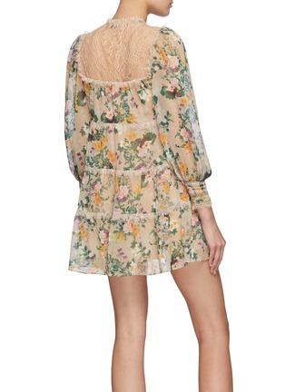 Back View - Click To Enlarge - ALICE & OLIVIA - Marcie' Ruffle Tiered Tunic Dress